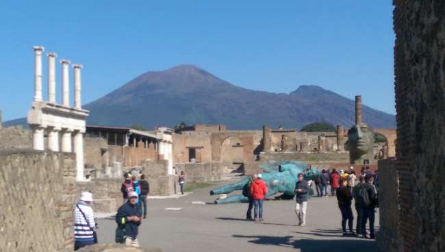 Weather is unpredictable in Pompeii