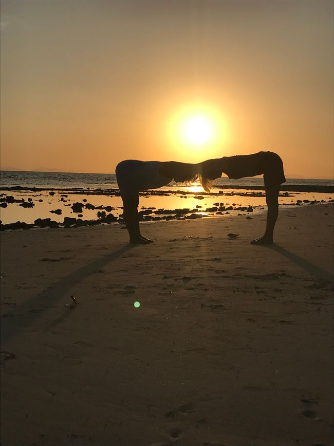 21st Day - Yoga on the Beach