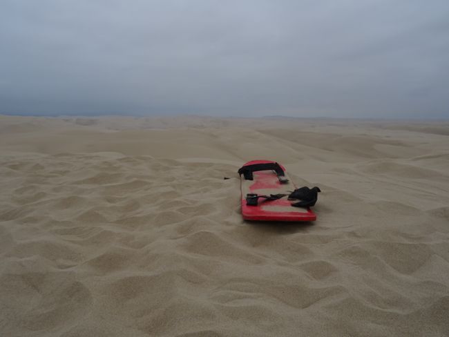 Sandboarding in Paracas