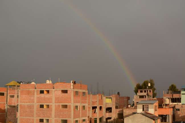 rainbow in Puno