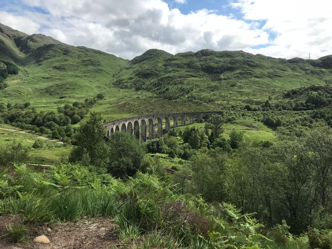 Railway Viaduct on the edge of Loch Shiel