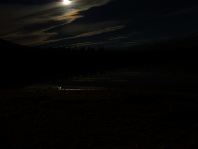 Lake Annette, in the evening during the Dark Sky Festival