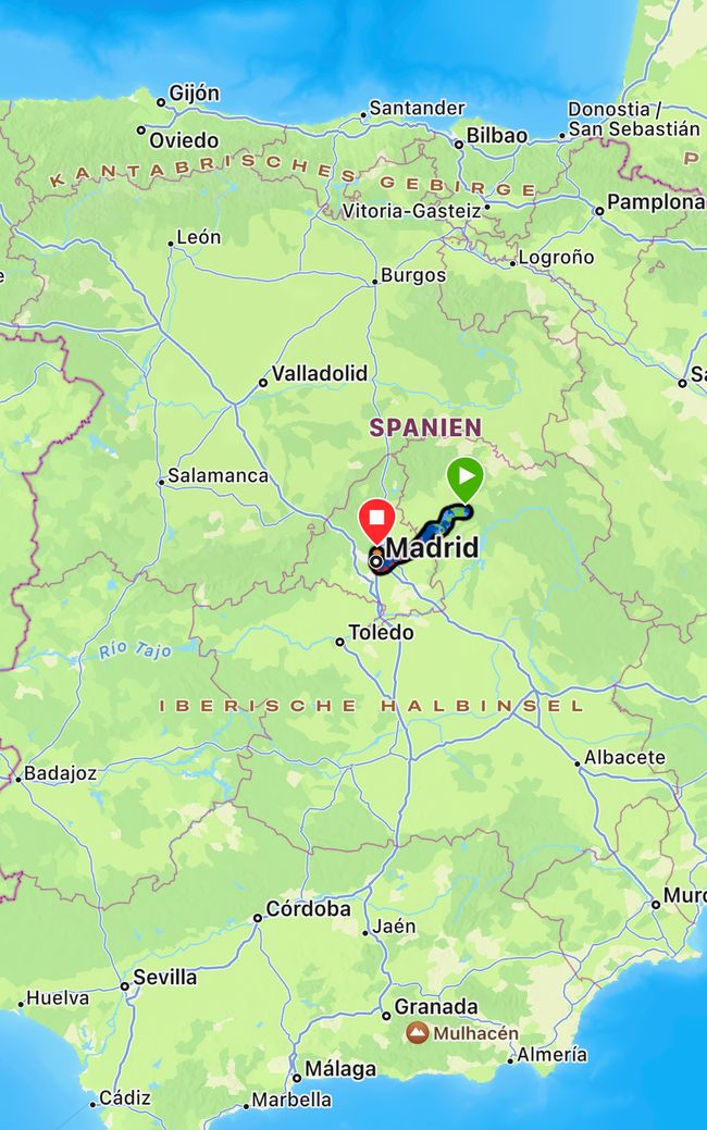 Von Kastilien-La Mancha nach Andalusien, von Brihuega nach Jaen, Tag 32