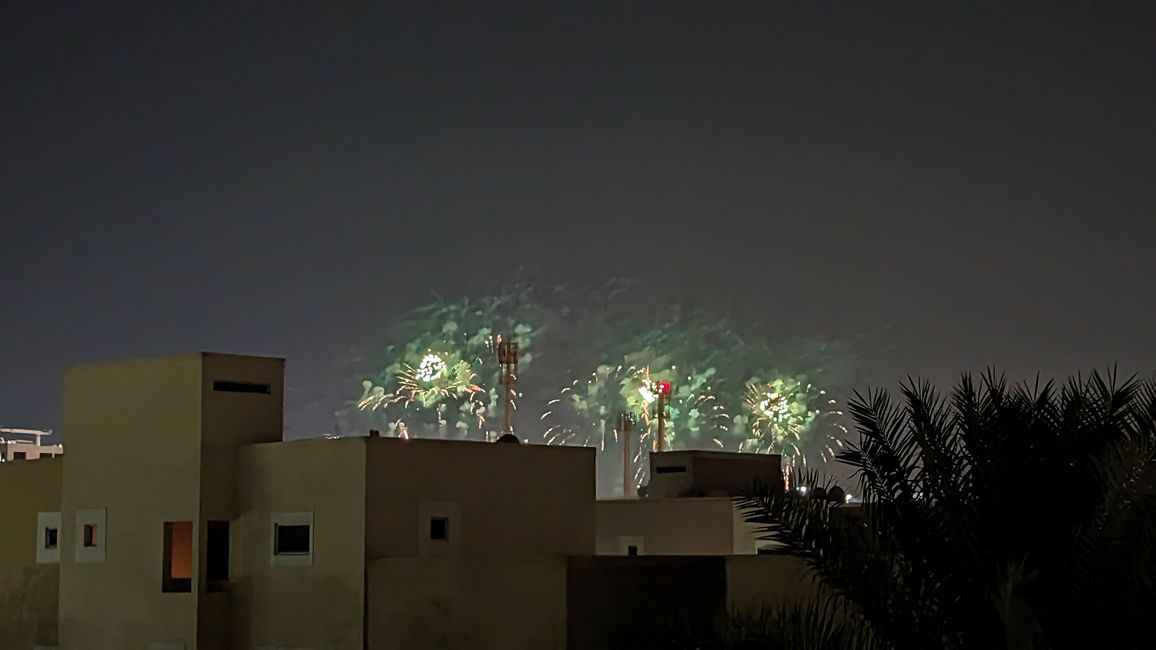 Fireworks for the end of Ramadan