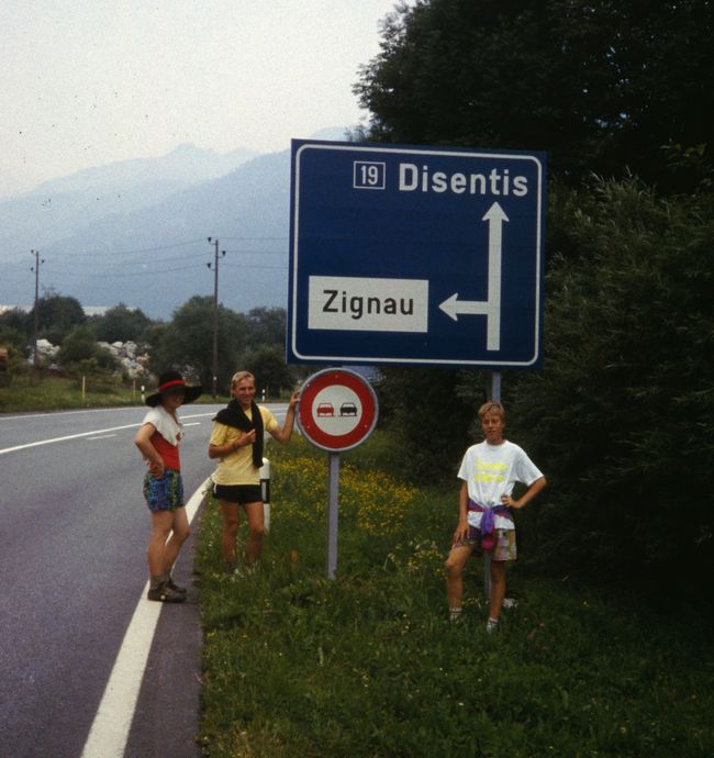 Ilanz -> Disentis anno 1990