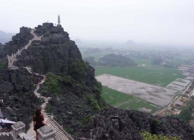 Climbing to the viewpoint