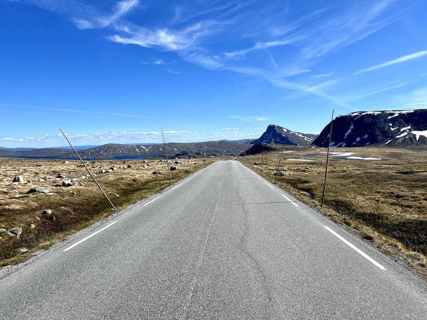 On the 'Valdresflye' scenic route