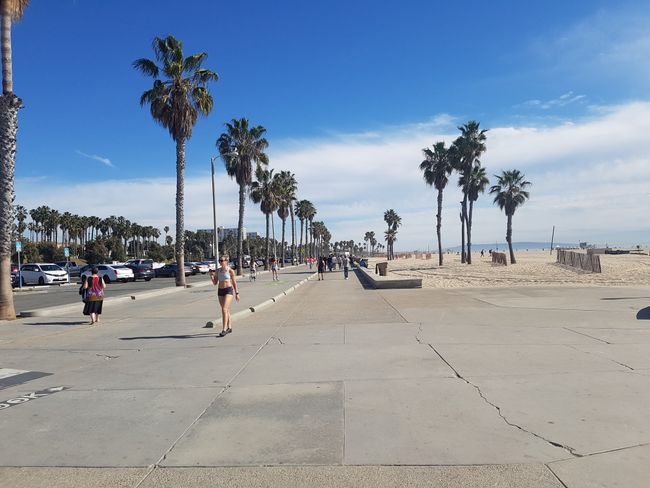 Fahrrad- und Fußweg am Venice Beach