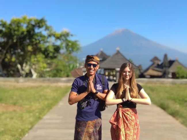 My guide who introduced me to Indonesian/Balinese culture a bit closer😊👌