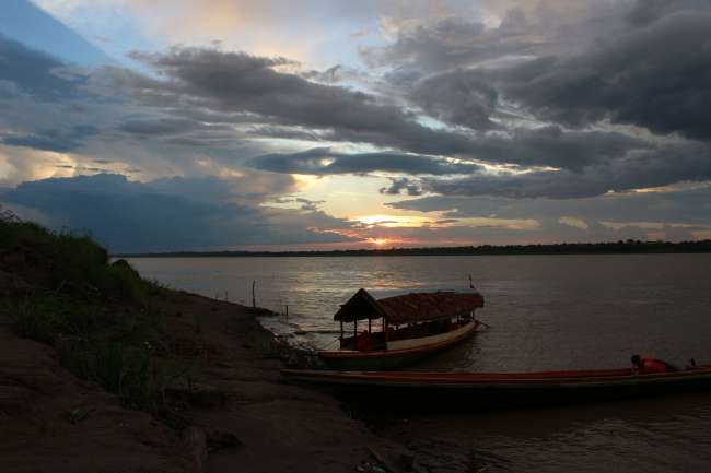 Sunset am Amazonfluss
