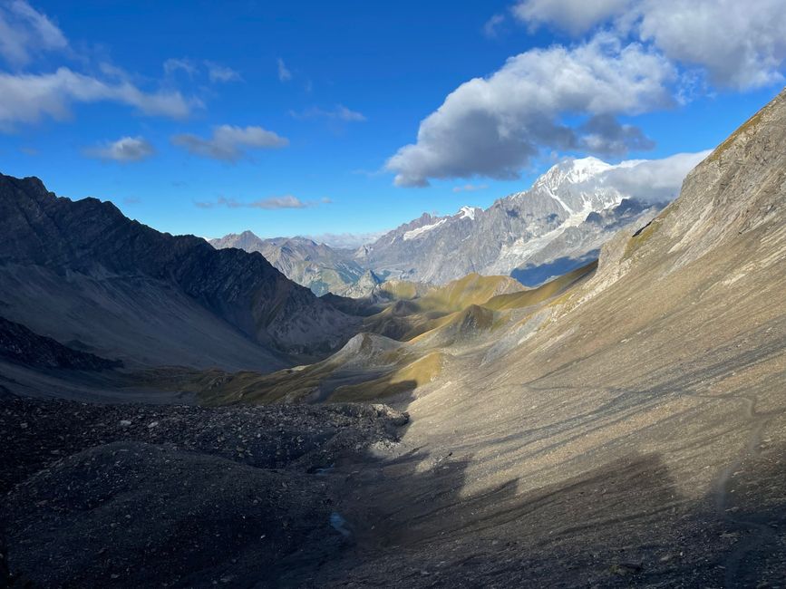 Mont Blanc und Traumtrail in Sicht