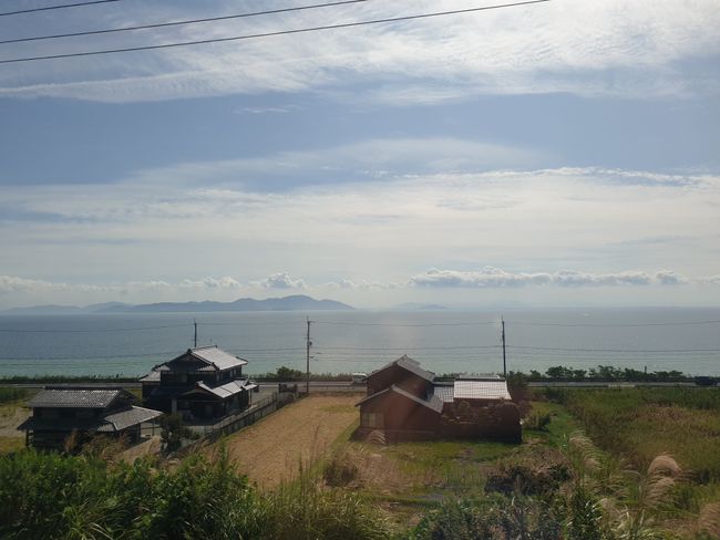 Lake Biwa - View from the Thunderbird 17 (train)