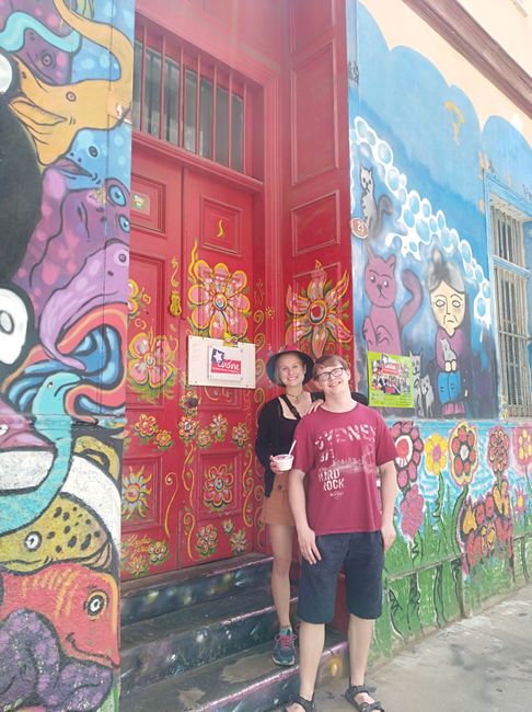 Valparaiso Street-Art (Wir hatten die Stadt mit Yannik schon besucht die Fotos sind aus der Zeit)