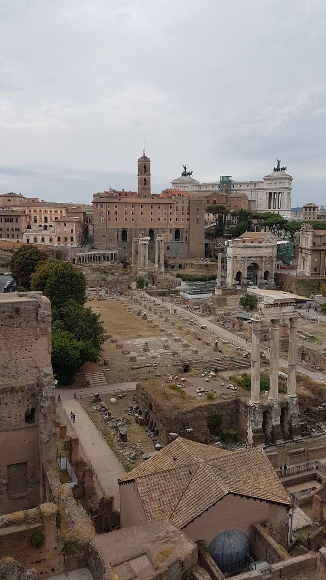 Forum Romanum von oben - Teil 1