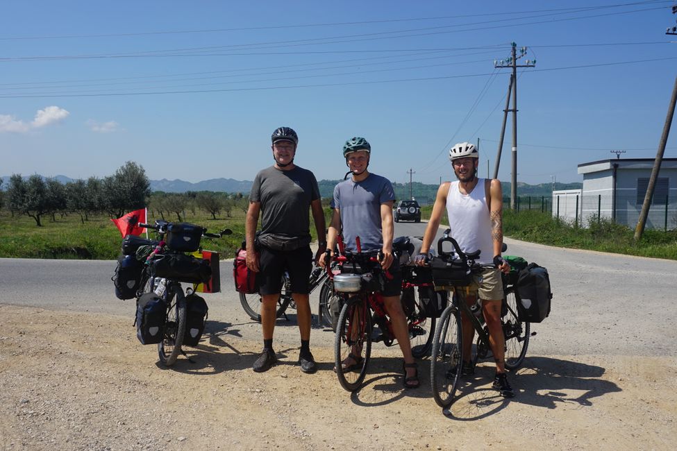Albania, near Tirana: We meet two young Danes