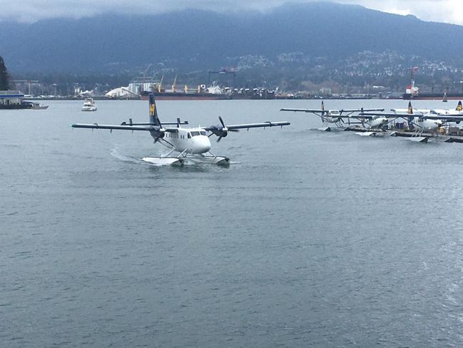 Wasserflugzeug in Vancouver (die gab es dort zu Hauf)