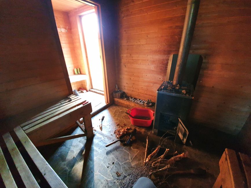 Die Sauna der Holmsåkoia 