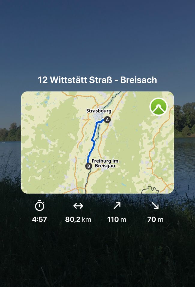13 Day Willstaedt to Breisach 80km 1520 Km