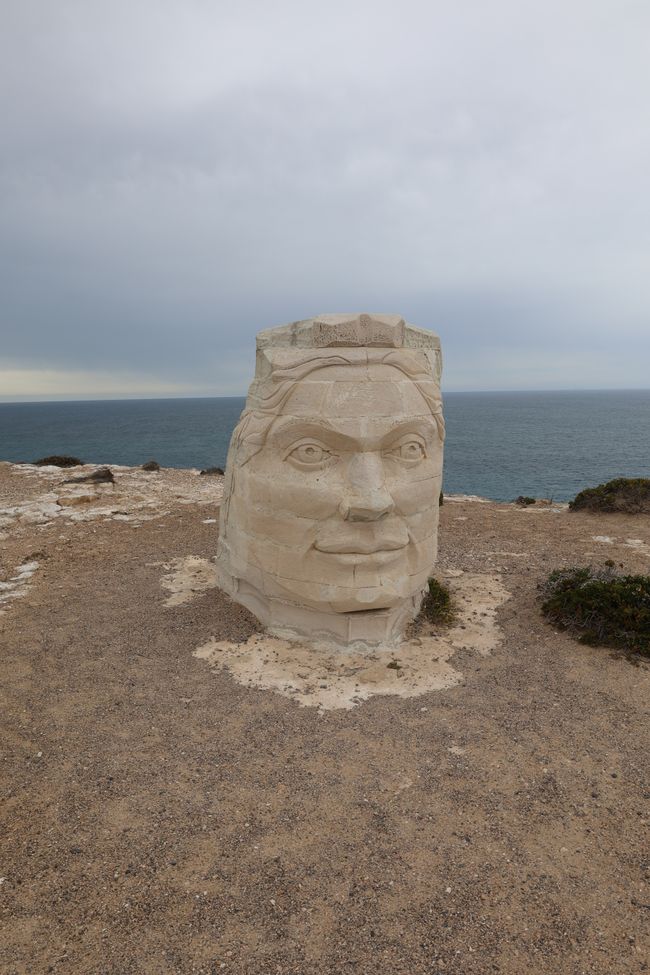Sculptures on the cliffs