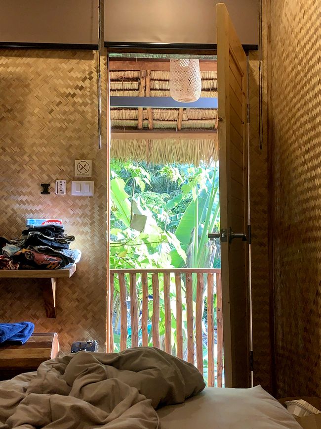 Erste Nacht in Thailand in einer Unterkunft von Airbnb