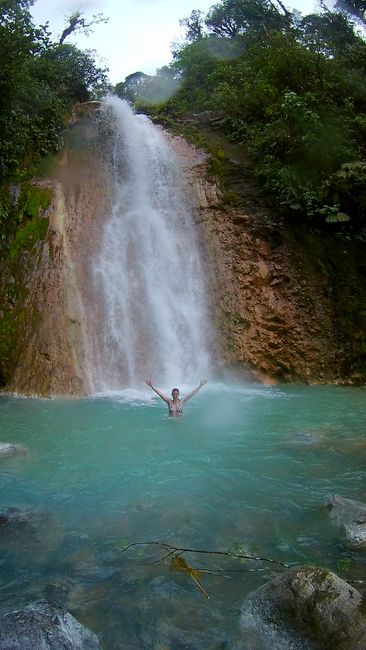 The Blue Light Waterfalls