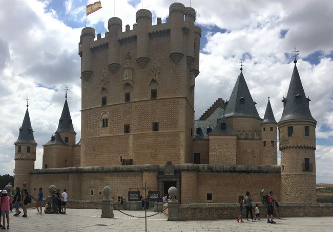 Alcazar von Segovia - angeblich hat Disney sich hiervon für das Schloss von Schneewittchen inspirieren lassen.