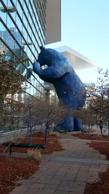 Blue Bear at the Convention Center