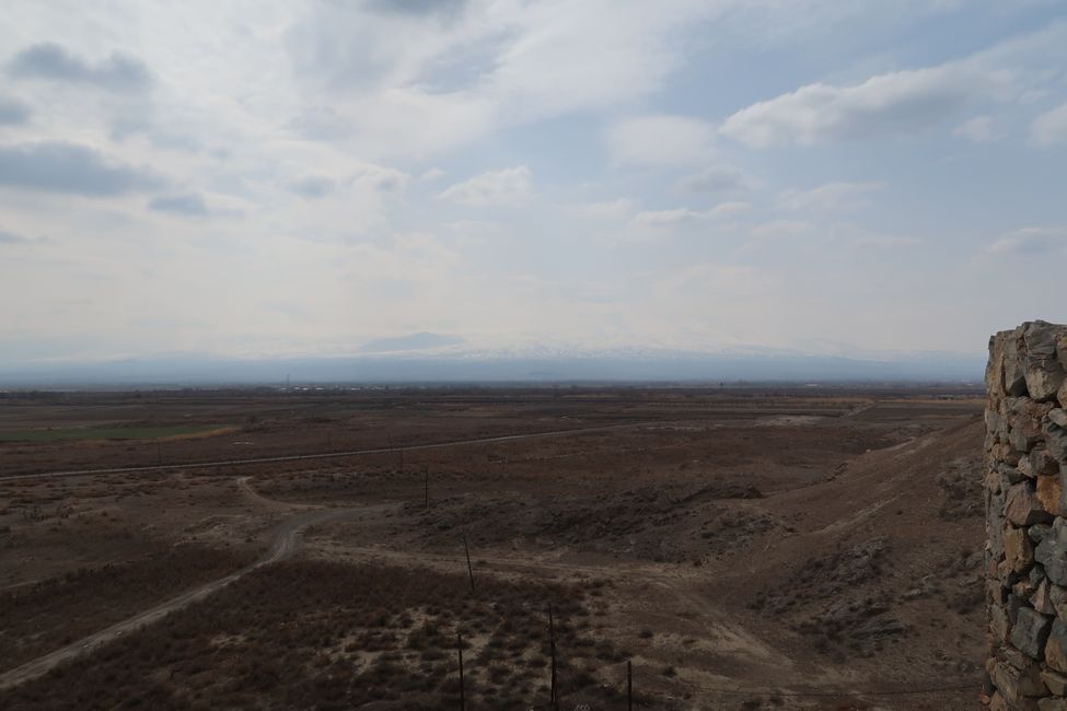 Nah an der Grenze zur Türkei, mit Berg Ararat