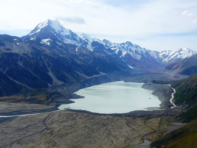 Mount Cook und Tasman Gletscher (Neuseeland Teil 38)