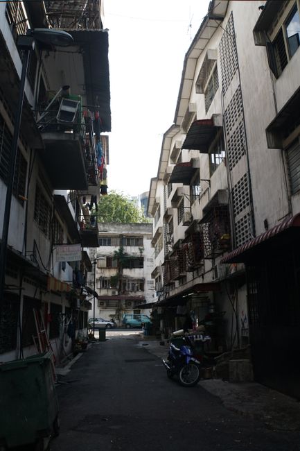 Wohnviertel inmitten von Kuala Lumpur