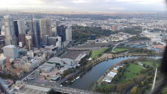 Blick auf Melbourne