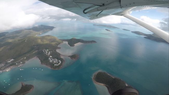 View of the Whitsunday Island region