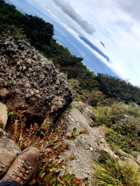 Pausen-Aussicht vom Mt. Kintoki 🗻