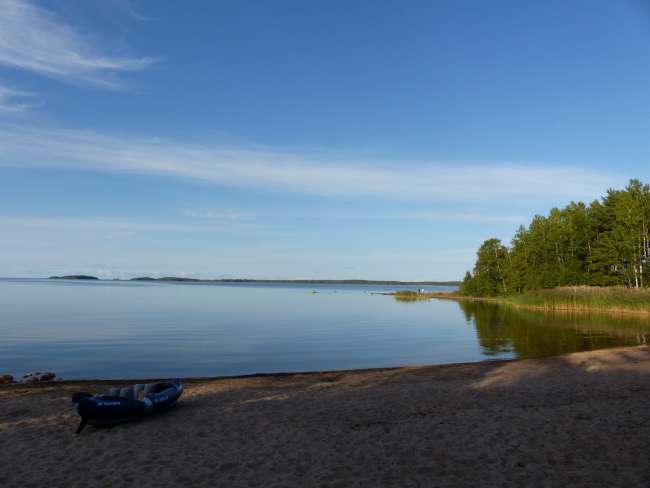 Day 33 - The most beautiful place of the trip, at Lake Vänern.