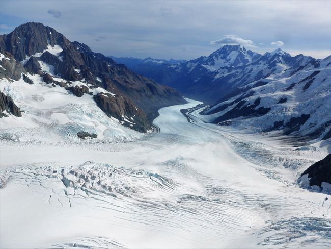 Mount Cook und Tasman Gletscher (Neuseeland Teil 38)