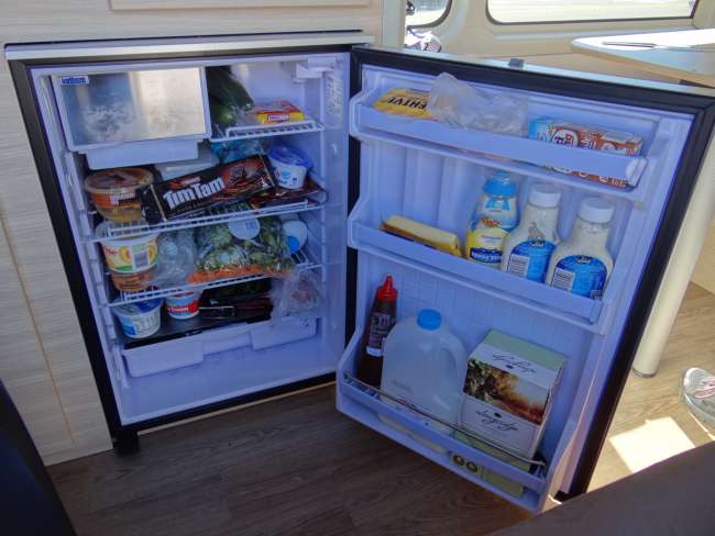 Unser doch sehr grosser Kühlschrank