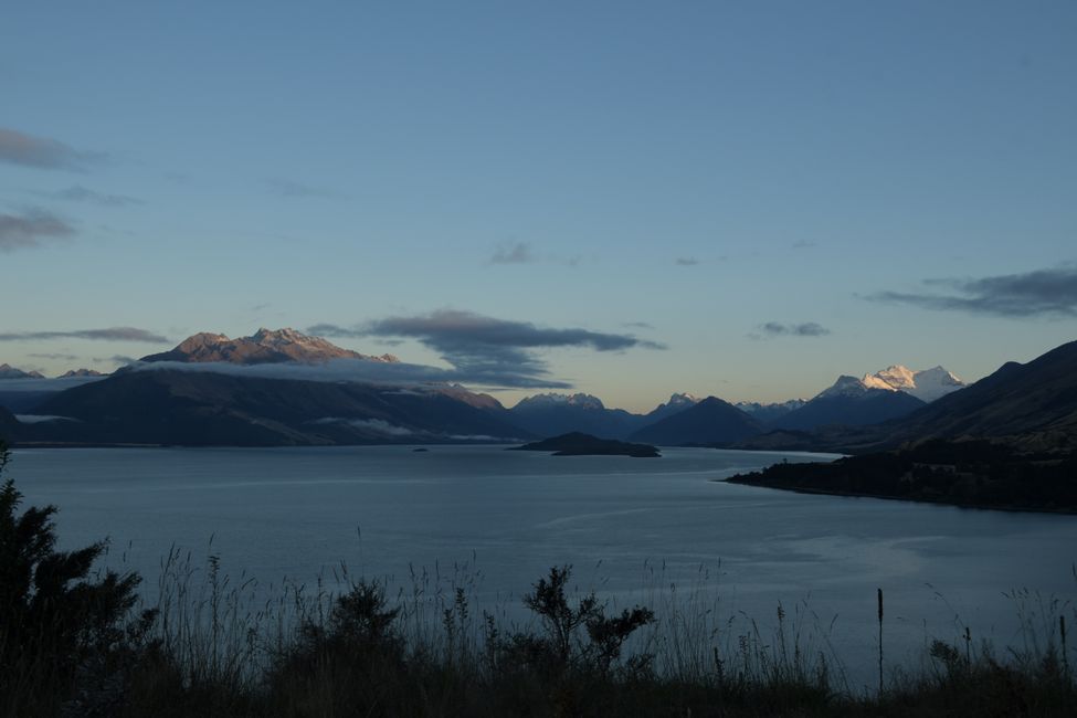 Queenstown - Mañana en el Lago Wakatipu