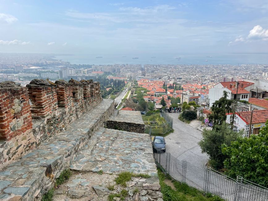 View of the city from the Trigonenturm