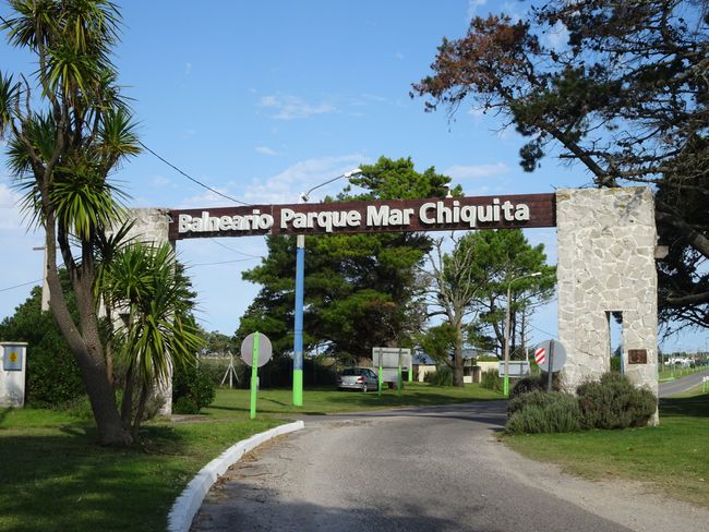 Entrance to the park.