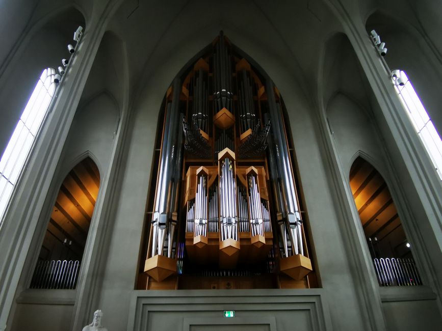 Orgel in der Kirche 