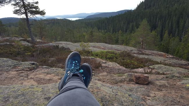 Hiking on the trails of Skuleskogen