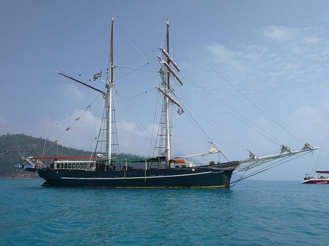 Our sailing ship Solway Lass, built in 1902