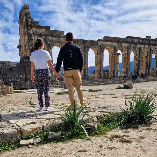 Volubilis - Monument from ancient Roman times 3rd century BC.