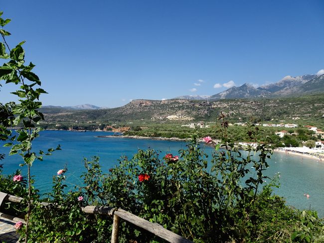 View from Stoupa over the bay