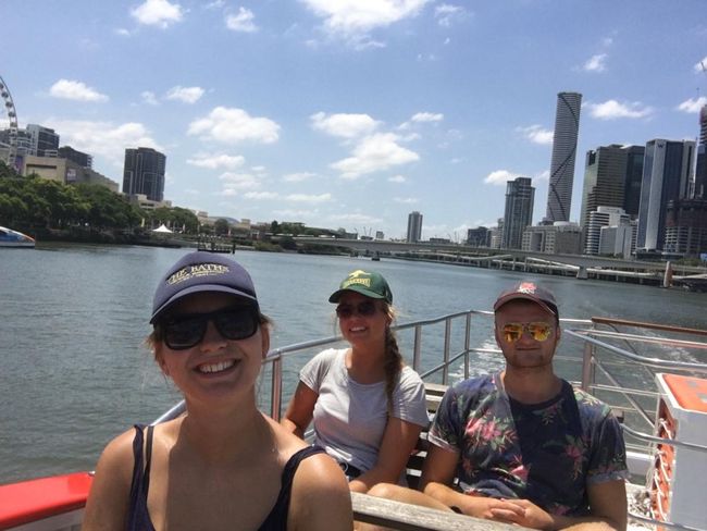 Boat trip on the Brisbane River