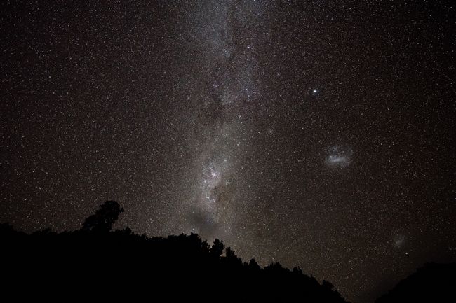 Milky Way and stars without any light pollution