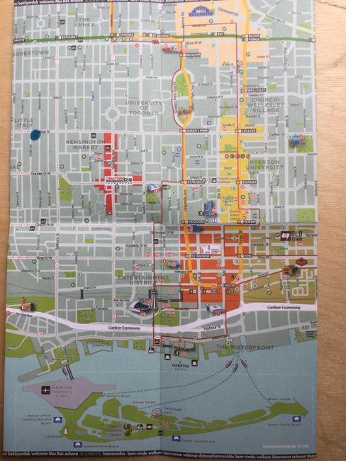 Map of Toronto