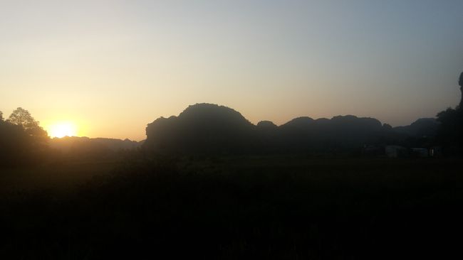 Sunset in Ninh Binh