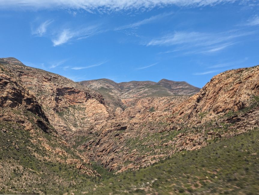D'Oudtshoorn à Hermanus - avec un détour dans le 'Midwest'