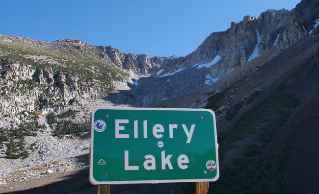 Ellery Lake - der erste Schnee für uns
